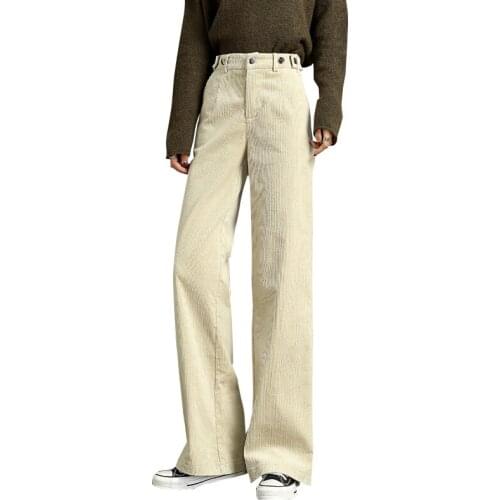 Twicefanx Women's Corduroy Trousers