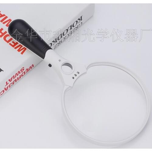 2X 4X 25X 137mm Big Lens Gift Handheld Reading Magnifier Office Magnifying Glass with Handle for Old Man Children Insect Viewer