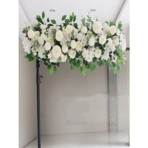 Upscale Artificial Silk Peonies Rose Flower Row Arrangement Supplies for Wedding Arch Backdrop Centerpieces DIY Supplies