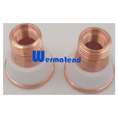 Wermatend 10pcs/lot 5pc for nozzle body + 5pc for ceramic cone (2-08701+4-01959) Free shipping