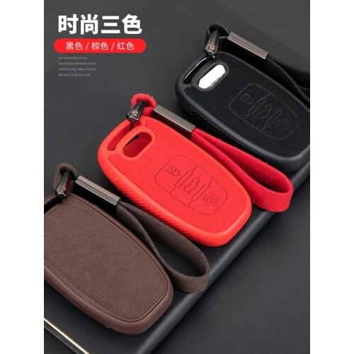 Auto Protection Key Covers Car Styling Case For Audi A6L A4L Q5 A3 A4 B6 B7 B8 Smart TPU Shell Accessories key cover cap