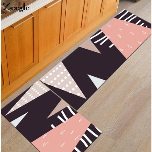 Zeegle Welcome Doormats Living Room Carpets Bathroom Bath Mat Anti-slip Sofa Table Floor Mats Bedroom Bedside Mats Kitchen Rugs