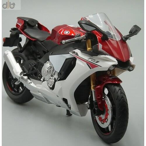 1:12 Diecast Motorcycle Model Toy F-Yamaha YZF R1 Sport Bike For Collection