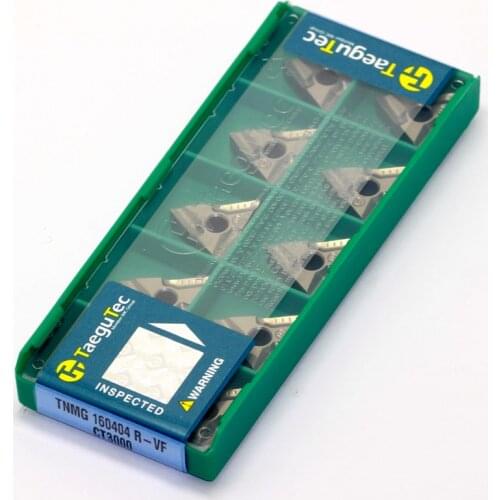 10pcs/lot TNMG160404R-VF CT3000 Carbide Inserts Taegutec
