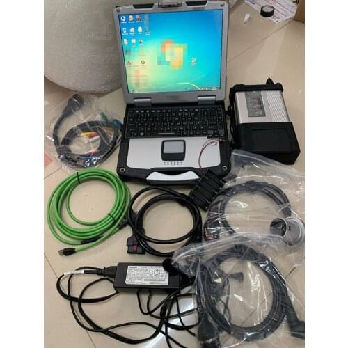 2020 new software x-e-ntry hdd in cf-30 laptop 4G for mb star c5 scanner win7 system ready to work mb sd connect c5 multiplexer