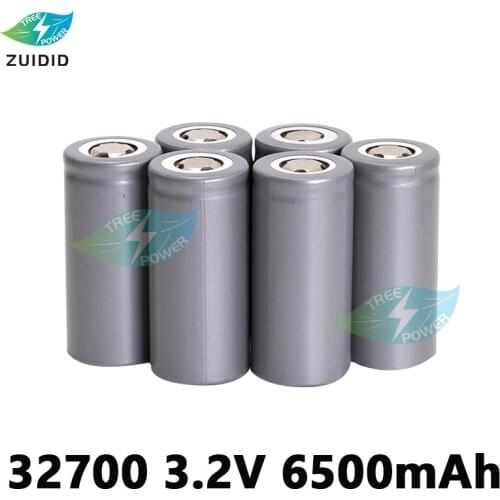 32700 3.2V 6500mAh LiFePO4 rechargeable battery cell LiFePO4 55A discharge battery for Backup Power flashlight