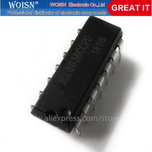 5PCS ICL8038CCPD ICL8038 DIP14 DIP Precision Waveform Generator/Voltage Controlled Oscillator new original In Stock