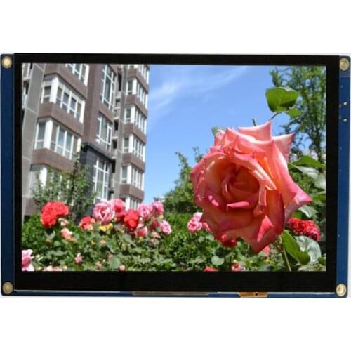 7.0 inch 1024*600 RS232/RS485 interface full viewing angle IPS TFT LCD display module with capacitive touch panel withUART board