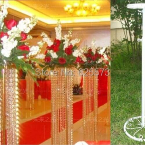 8 pcs/lot 0.9-1.5M wedding flower holder road lead frame wedding gift arranging the T stage prop Wedding props