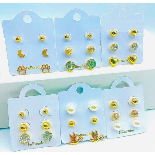 Atacado RF Stud Earrings