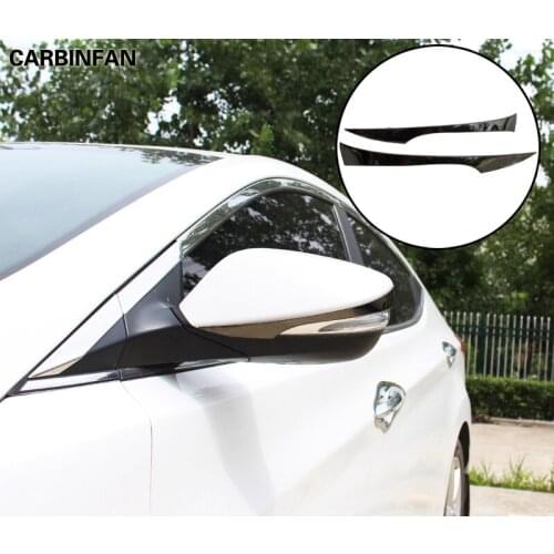 Car Accessories Rearview Mirror Anti-scratch Strip Reversing Decorative Trim For Hyundai Elantra 2012 2013 2014 2015 C1952