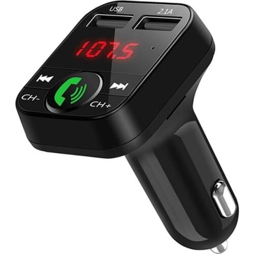Car Handsfree Wireless Bluetooth Kit FM Transmitter LCD Car MP3 Player USB Charger FM Modulator Car Accessories