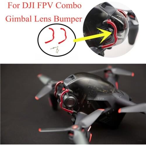 For DJI FPV Gimbal Lens Bumper Protection Bar Aluminum Alloy Lens Anti-collision Bumper For DJI FPV Combo Drone Accessories