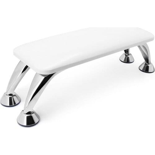 White Genuine Leather Hand Pillow Rest Manicure Table Nail Art Stand Hand Cushion Pillow Holder Arm Rests Superior Quality 20