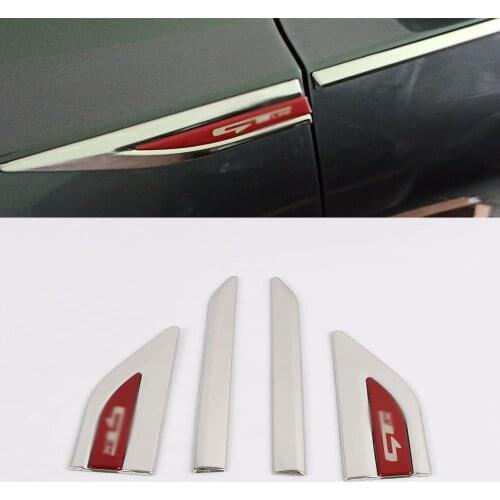 For Kia Cerato k3 2019 2020 Stainless Steel Side Fender Cover Trim Car Accessories Side Mark Decoration Stickers Car Styling