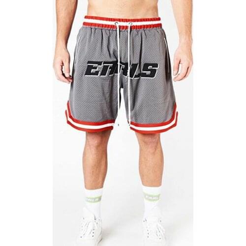 Muscle Fitness Quick Drying Basketball Pants Summer Running Training Shorts Sports Loose Knee Beach Large Size Pants Men
