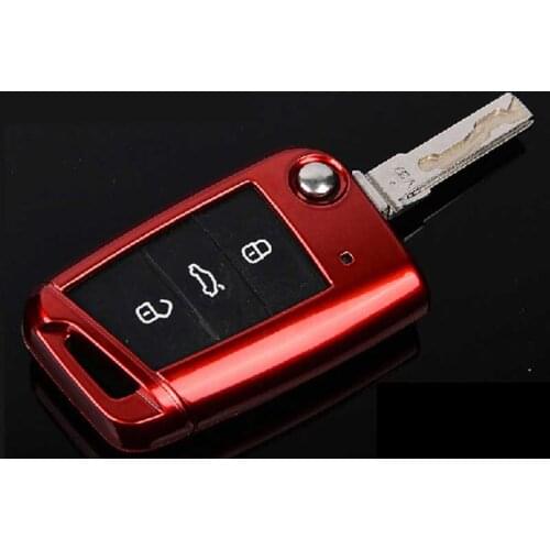 Abs Key Case Cover For Volkswagen Vw Golf 7 Mk7 Polo 2016 For Skoda Octavia Combi A7 For Seat Leon Ibiza Cuptra Key Case