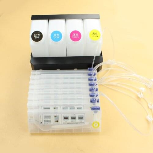 Double 4 Colors CISS Bulk Ink System For Roland Mimaki Mutoh Xuli Allwin Witcolor Large Format Printer 4+8 CISS