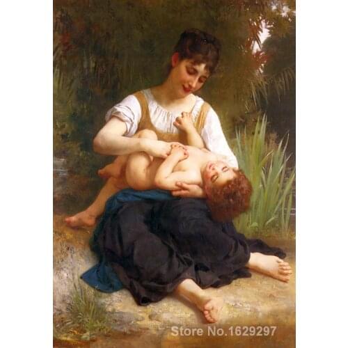 Paintings for living room wall Adolphus Child And Teen William Adolphe Bouguereau High quality Hand painted