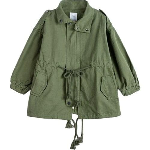 Lunoakvo Trench Coats For Girls