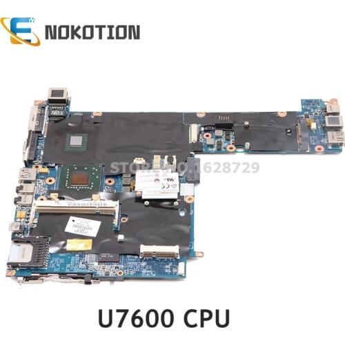 NOKOTION Laptop Motherboard For HP 2510P DA00T2MB8G0 451720-001 MAIN BOARD U7600 CPU 1.2Ghz DDR3