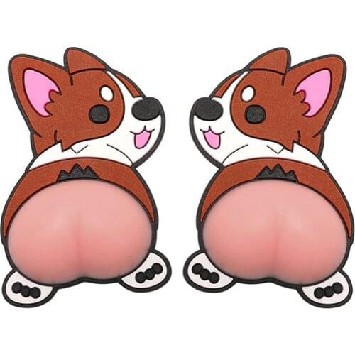 Cute Big Butt Wall Stickers 3D Anti-collision For home Door Bumper Protector Sticker Car Crash Strip Stickers Phone Decoration