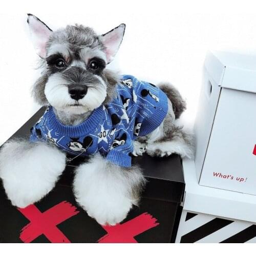 Pet Trendy Brand Fashion Clothes for Dogs, Cats, Teddy Schnauzer Puppy Fall/winter Sweater Sweaters, Good Quality, Many Styles