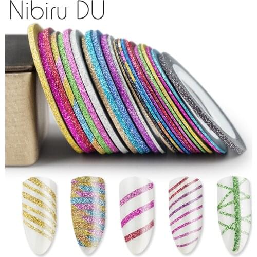 Nibiru DU Tapes And Threads For Nail Design