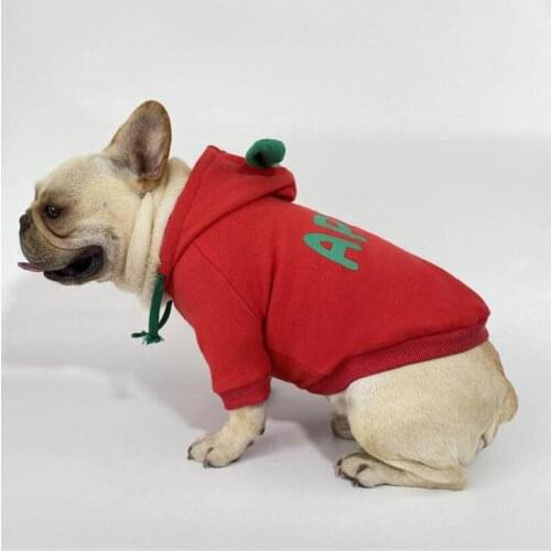 French Bulldog Dog Clothes Winter Pug Clothes Hoodies pet Dog Sweatshirt Coat Poodle Schnauzer Costume Dropshipping Pet Outfit