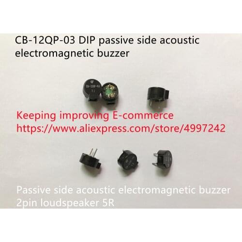 Original new 100% CB-12QP-03 DIP passive side acoustic electromagnetic buzzer 2pin loudspeaker 5R (Inductor)
