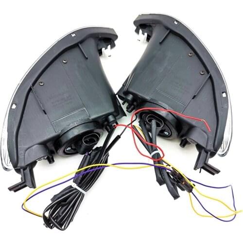 Pair Front LED Fog Lights Lamps For Toyota Corolla 2001-2008 Camry 2002-2004 9-16V ABS plastic