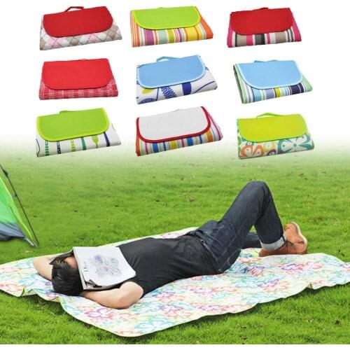 Portable Waterproof Outdoor Camping Picnic Mat Sand Proof Beach Blanket Carpet Camping Cushion Family Gathering