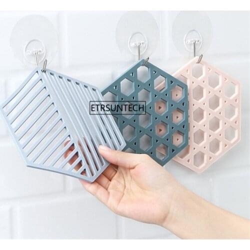 100pcs Round Heat Resistant Silicone Mat Drink Cup Coasters Non-slip Pot Holder Table Placemat Kitchen Accessories Onderzetters