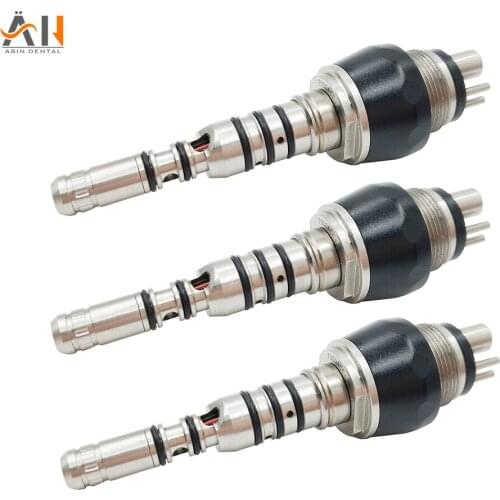 3 pcs Comaptible Kavo Multiflex 460 Coupler 6 holes Quick Coupling Coupler Adaptor