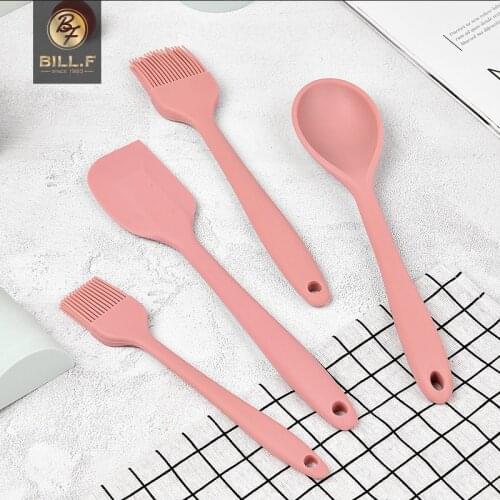 BILL. F integrated food grade silicone baking tool Food Spoon butter brush butter scraping cream cake shovel barbecue oil brush