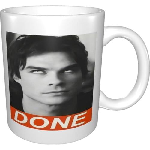 Damon Salvatore The Vampire Diaries Chronicles Vampiricas Show Original Ti Mug Coffee Cup Coffee Mug Custom Mug