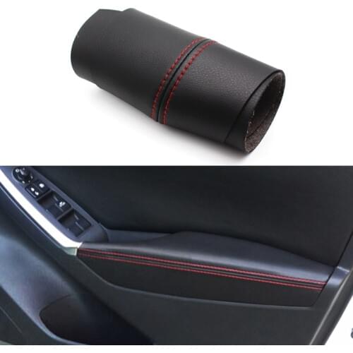 For Mazda CX-5 2012 2013 2014 2015 Car Door Handle Panel Armrest Microfiber Leather Cover