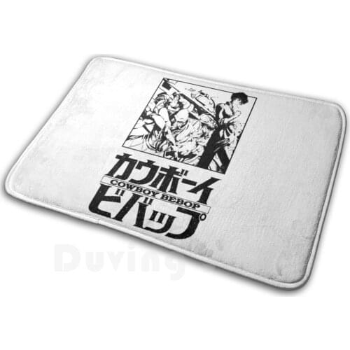 Science - Fiction Anime Cowboy Bebop Character Spike Spiegel Awesome Gift Soft Non-Slip Mat Rug Carpet Cushion Japanese
