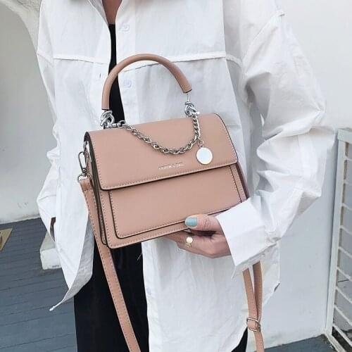 New Korean Elegant Female Large Capacity Handbags PU Leather Shoulder Messenger Bag Square Tote bag