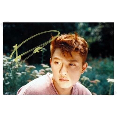 Signed EXO DO D.O Doh Kyungsoo autographed original photo 6 inches free shipping 08201704