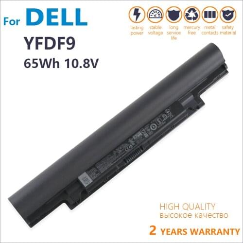 Genuine YFDF9 Laptop Battery for DELL Latitude 3340 3350 V131 2 Series JR6XC 5MTD8 YFOF9 HGJW8 VDYR8 7WV3V H4PJP 4400mAh batteri
