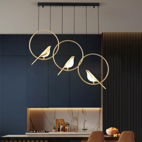 Nordic birdie dining room bedroom pendant lights indoor lighting ceiling lamp hanging light fixture decorative luminaires
