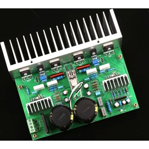 Audio power amplifier boar UPC1298V KEC 2.0 channel 80w*2 d with UPC1237H speaker protection finished board with radiator