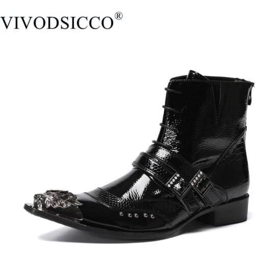 Мужские ботинки VIVODSICCO China At AliExpress