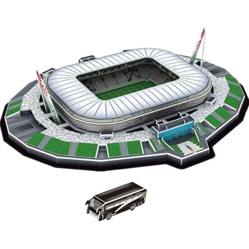 [Funny] Cristiano Ronaldo Turin Italy F.C. Alessandro Football Game Stadiums building model toy kids gift original box