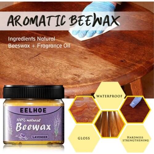 1 pcs Wood Seasoning Beewax Wood Care Wax Wood Maintenance Cleaning Polished Waterproof Wear-Resistant Wax Furniture Care