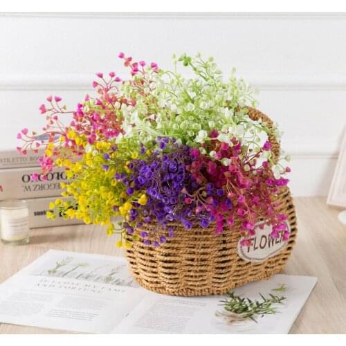 1pcs Artificial Plants Decor Green Grass Plastic plant decorative flowers Garden Home Decoration artificial grass Fake plant