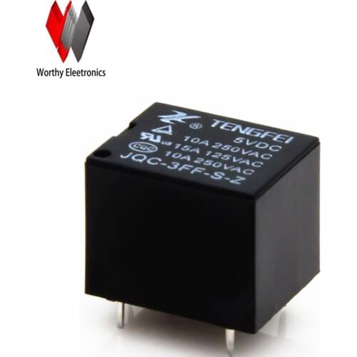 Wholesale 10pcs/lot relay JQC-3FF-S-Z-5VDC