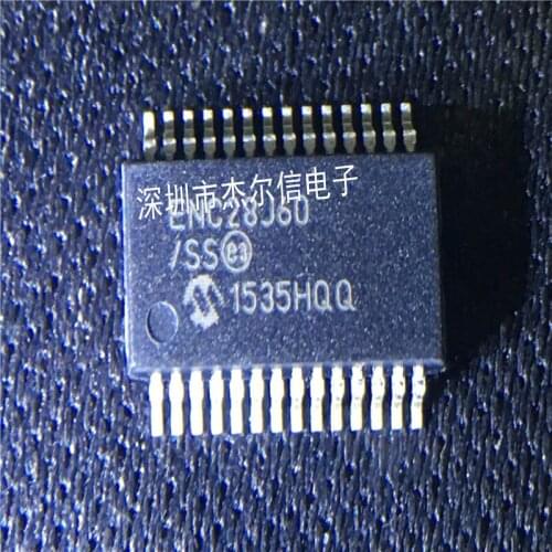 100% New&original ENC28J60/SS ENC28J60 SSOP-28 In Stock