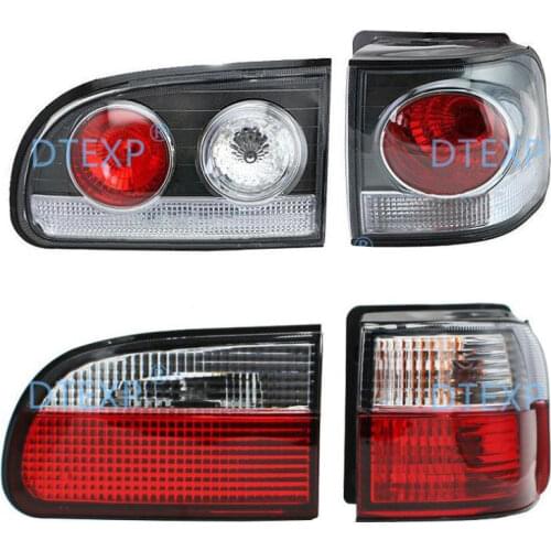 4 pieces kit Full set Tail Light for DELICA L400 Warning Lamp for van Tail lamps WITH BULB Rear PD8W Warning Lights PE8W